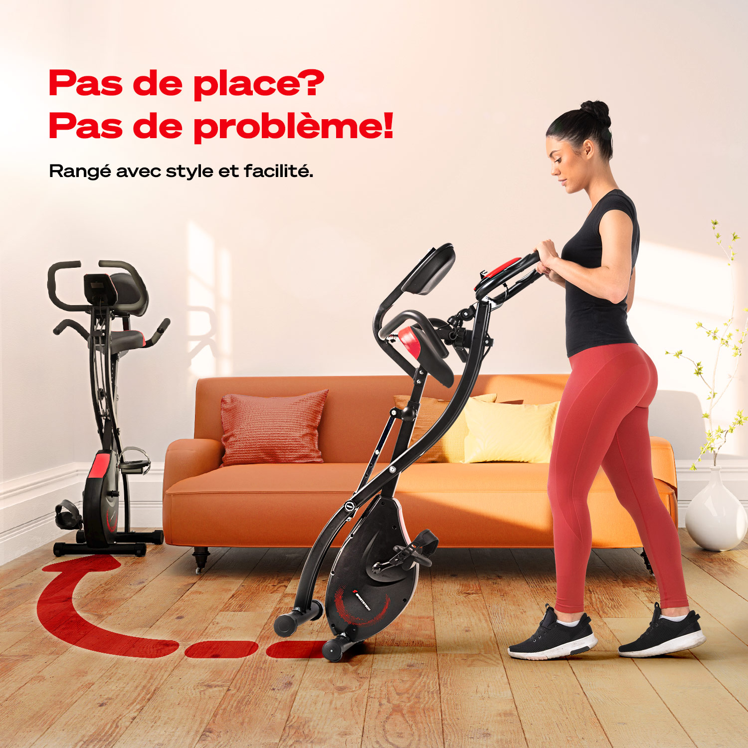 Velo d appartement X150 avec fonction 3 en 1 SPORTSTECH