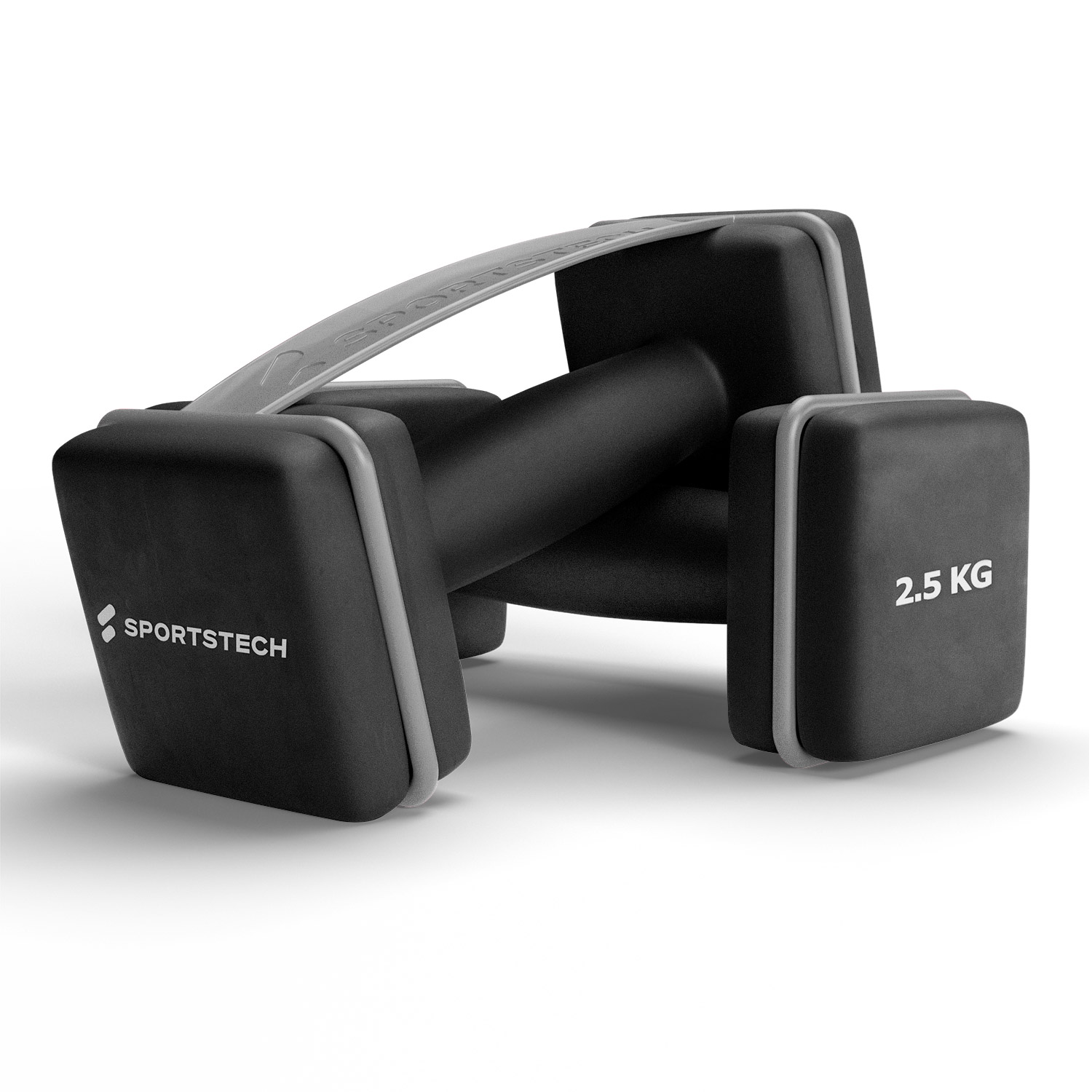 AH100 2x 2,5 Haltères