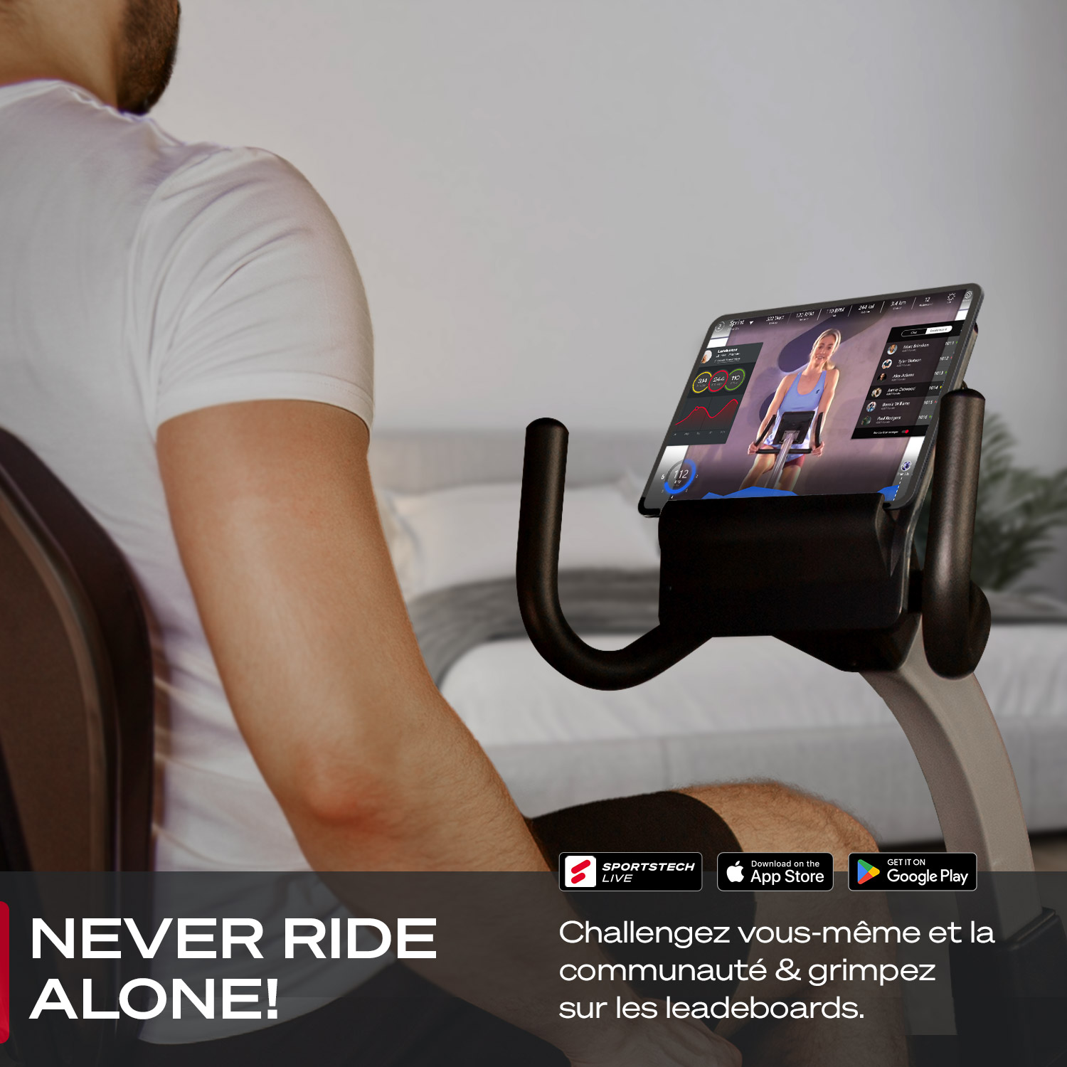 ES600 V lo d Appartement Semi allong avec si ge confort Sportstech